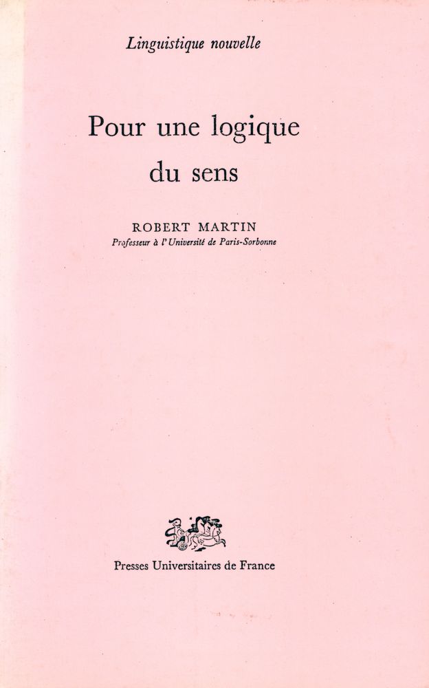 『Pour une logique du sens』 1