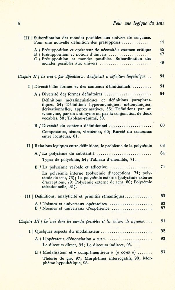 『Pour une logique du sens』 3