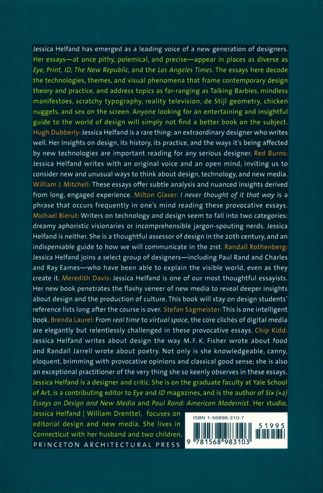 『Screen : essays on graphic design, new media, and visual culture』 3