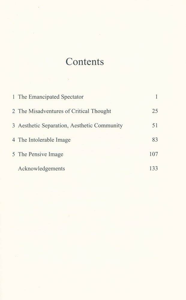 『THE EMANCIPATED SPECTATOR』 2