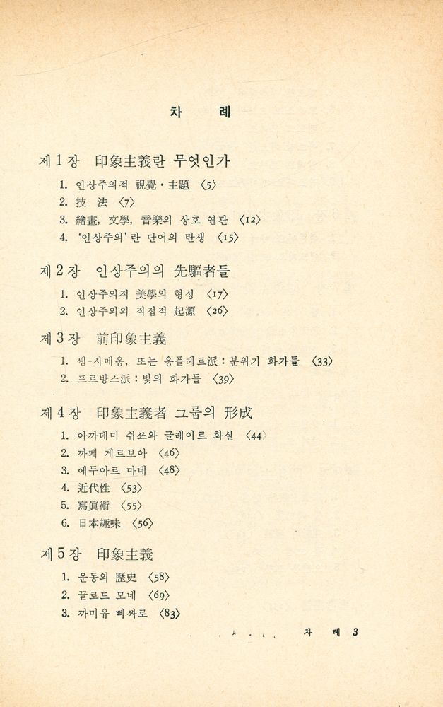 『悅話堂 美術文庫 16 - 印象主義(열화당 미술문고 16 - 인상주의)』 2