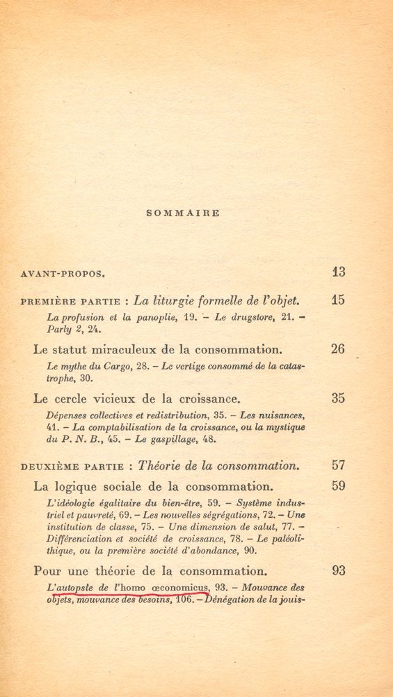 『La société de consommation : ses mythes ses structures』 2