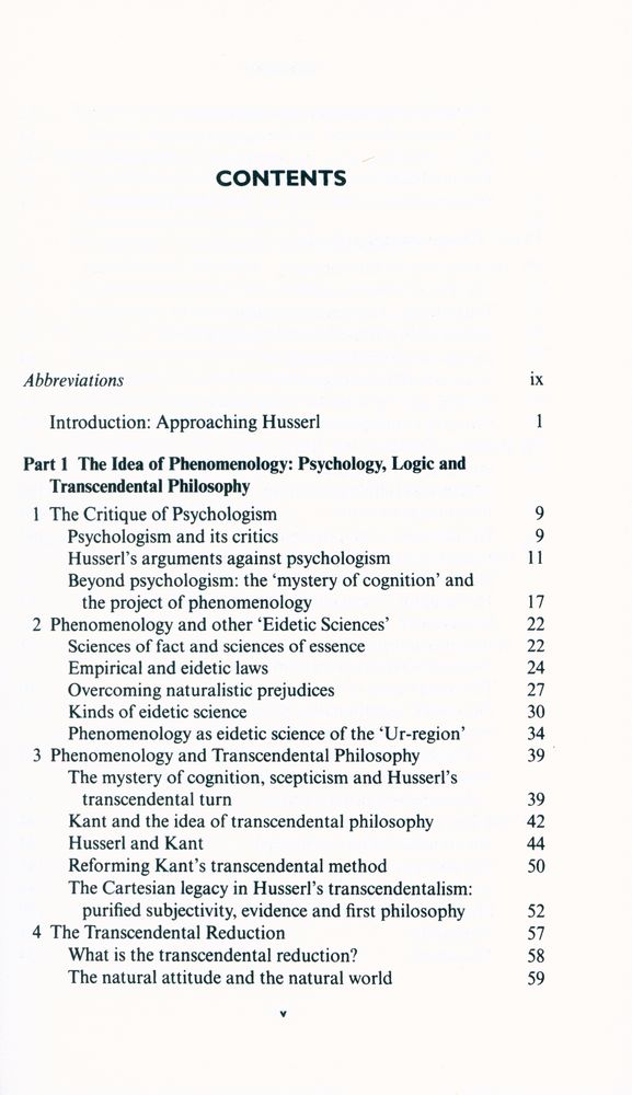 『HUSSERL : A Guide for the Perplexed』 2