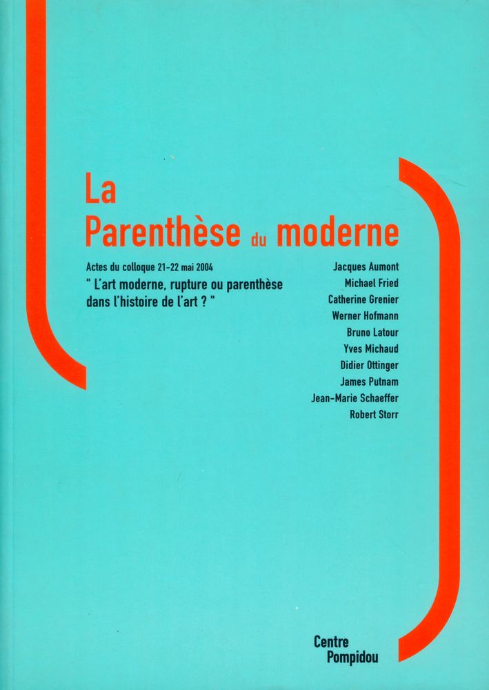 『La Parenthèse du moderne』 1