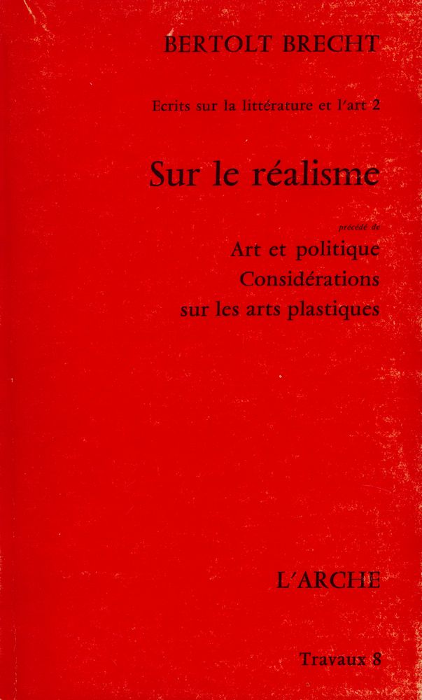 『Sur le réalisme : précéde de Art et politique, Considérations sur les arts plastiques』 1