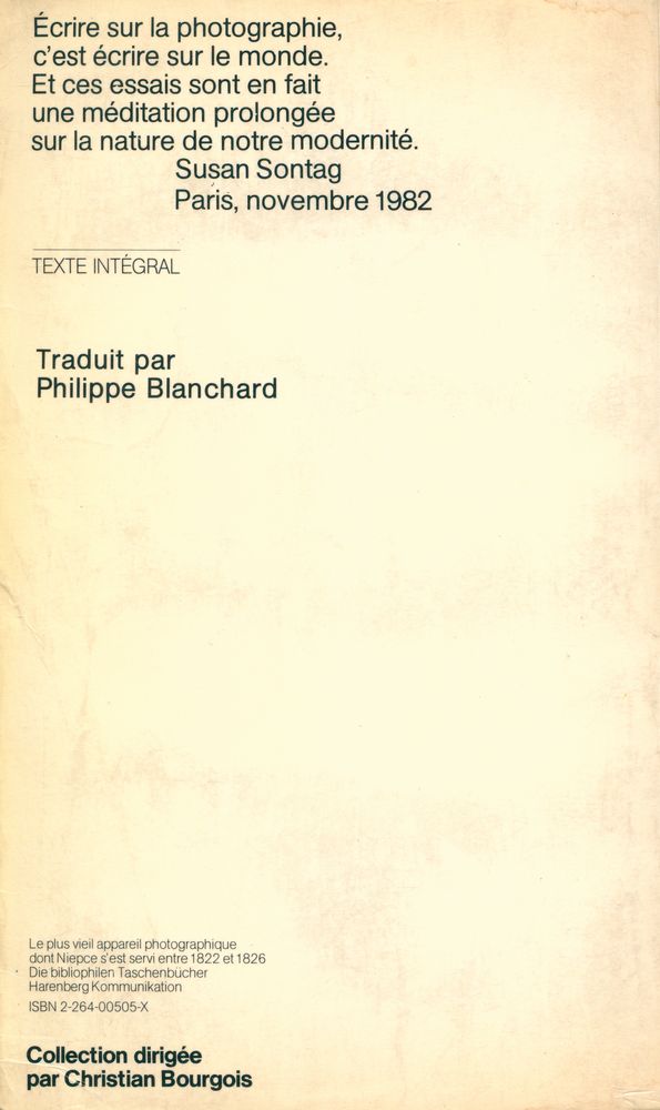 『SUR LA PHOTOGRAPHIE』 3