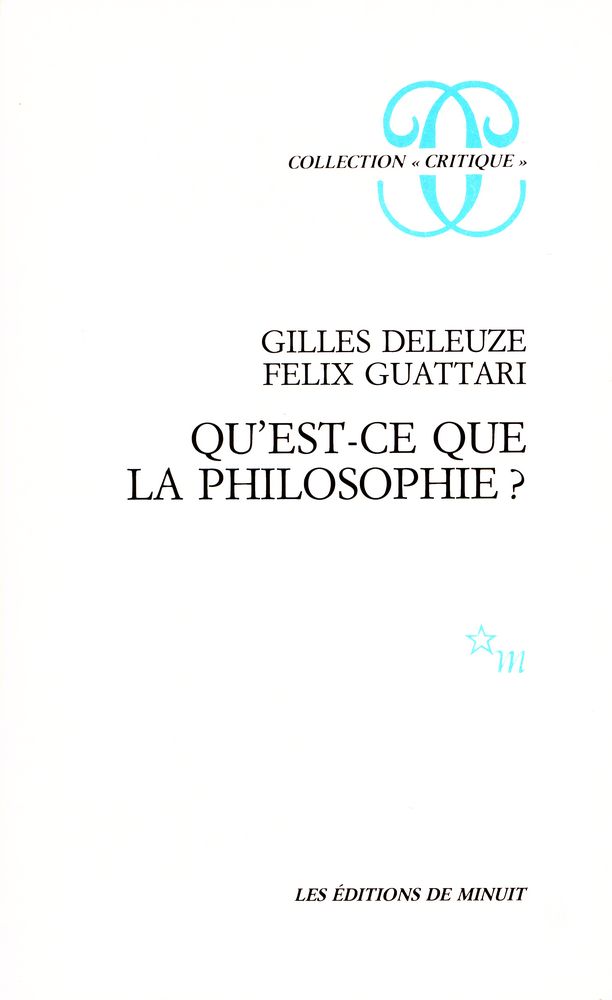 『QU'EST - CE QUE LA PHILOSOPHIE?』 1
