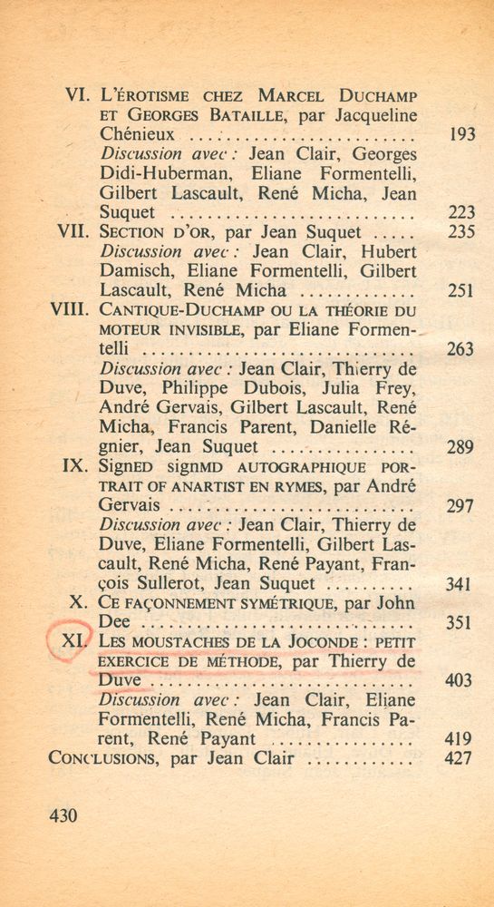 『Duchamp : Colloque de Cerisy』  3