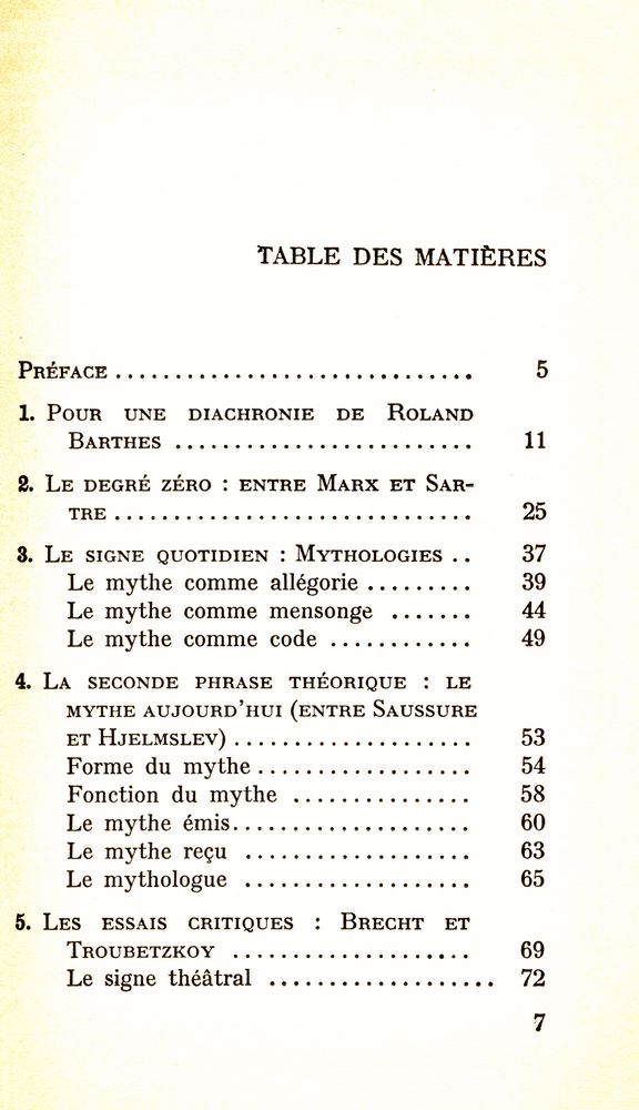 『RORALND BARTHES : un regard politique sur le signe』 2