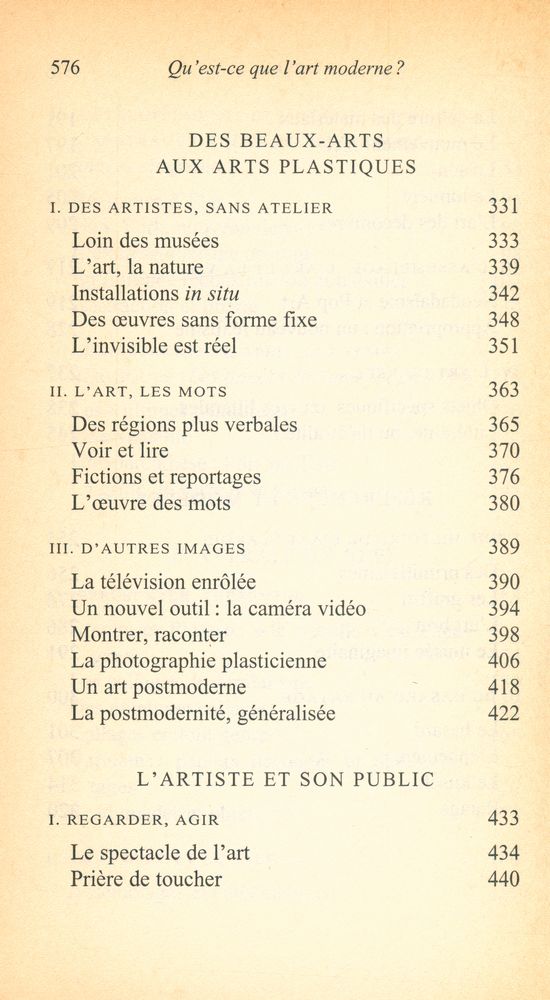 『Qu'est - ce que l'art Moderne?』 5