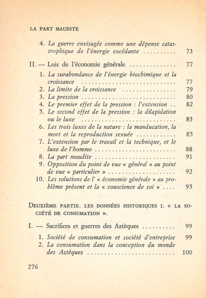 『LA PART MAUDITE : précédé de LA NOTION DE DÉPENSE』 3