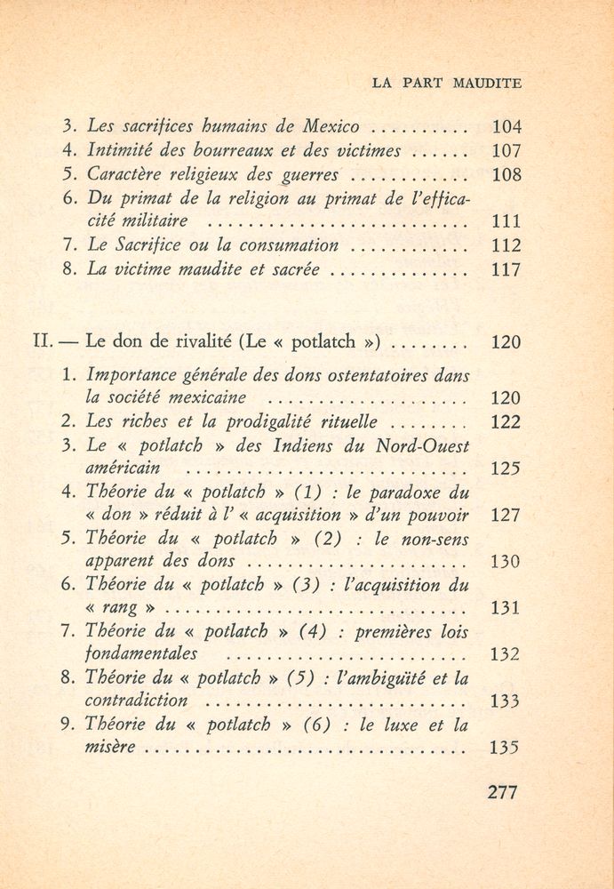 『LA PART MAUDITE : précédé de LA NOTION DE DÉPENSE』 4