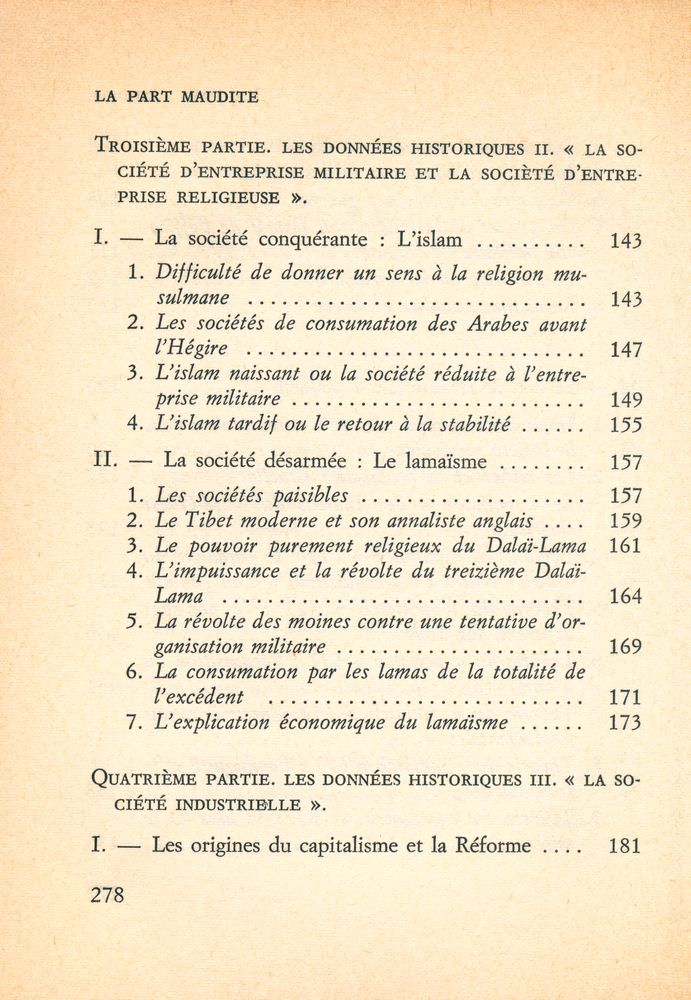 『LA PART MAUDITE : précédé de LA NOTION DE DÉPENSE』 5