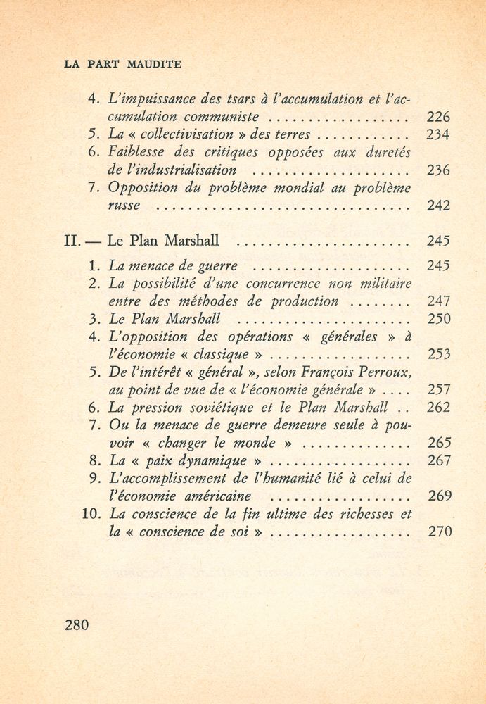 『LA PART MAUDITE : précédé de LA NOTION DE DÉPENSE』 7