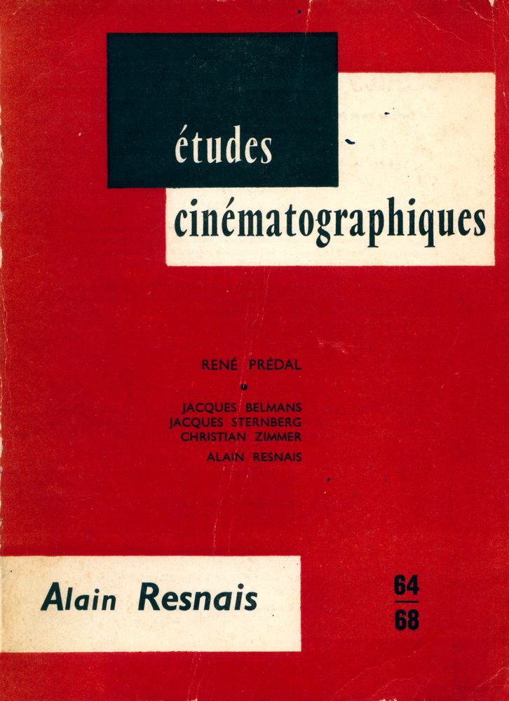 『études cinématographiques 64 - 68 - ALAIN RESNAIS』 1