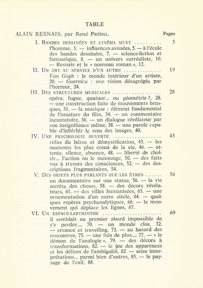 『études cinématographiques 64 - 68 - ALAIN RESNAIS』 2