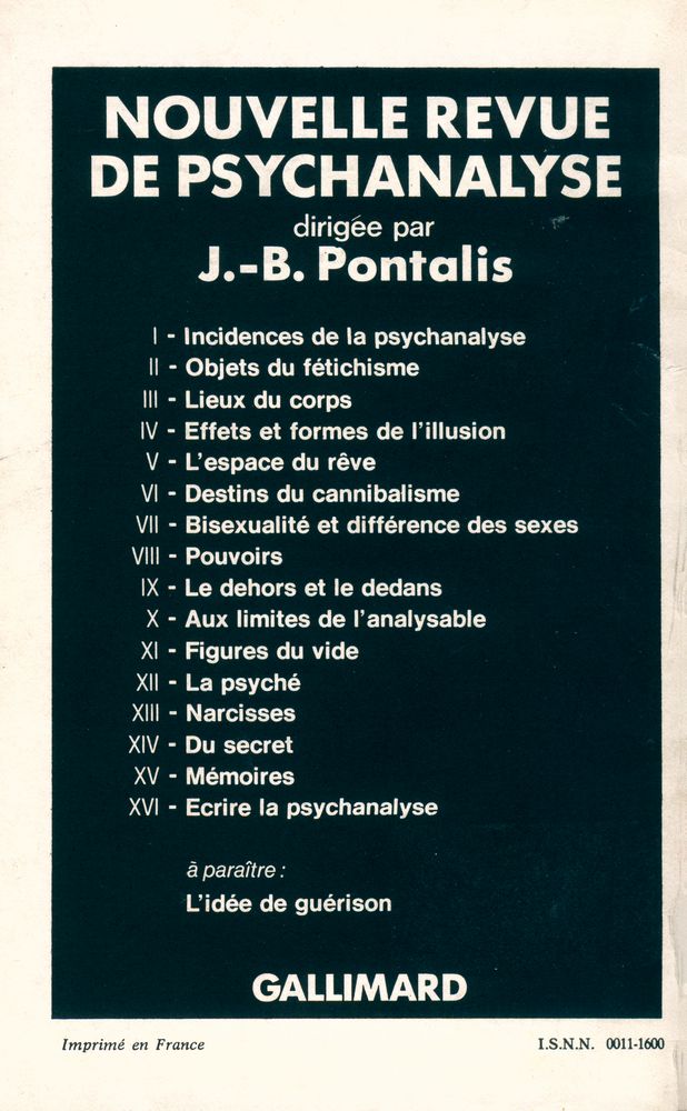 『CRITIQUE』 N° 370 MARS 1978 3