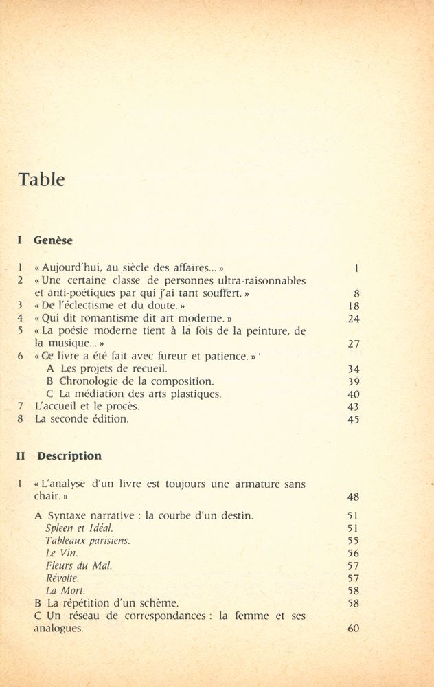 『les fleurs du mal DE BAUDELAIRE』 2