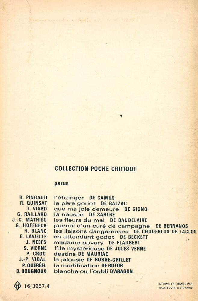 『les fleurs du mal DE BAUDELAIRE』 4