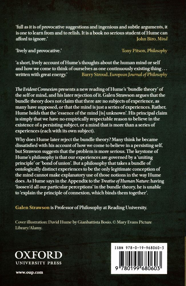 『the EVIDENT CONNEXION : Hume on Personal Identity』 4