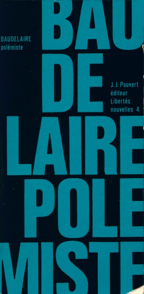『BAUDELAIRE POLEMISTE』 1