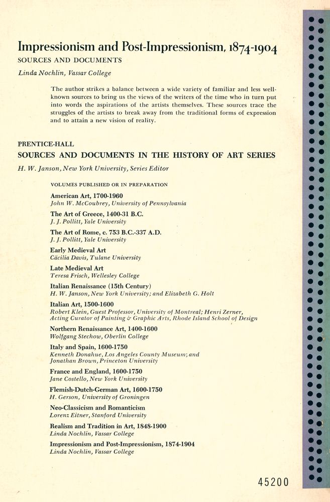 『Impressionism and Post-Impressionism : 1874 - 1904』 5
