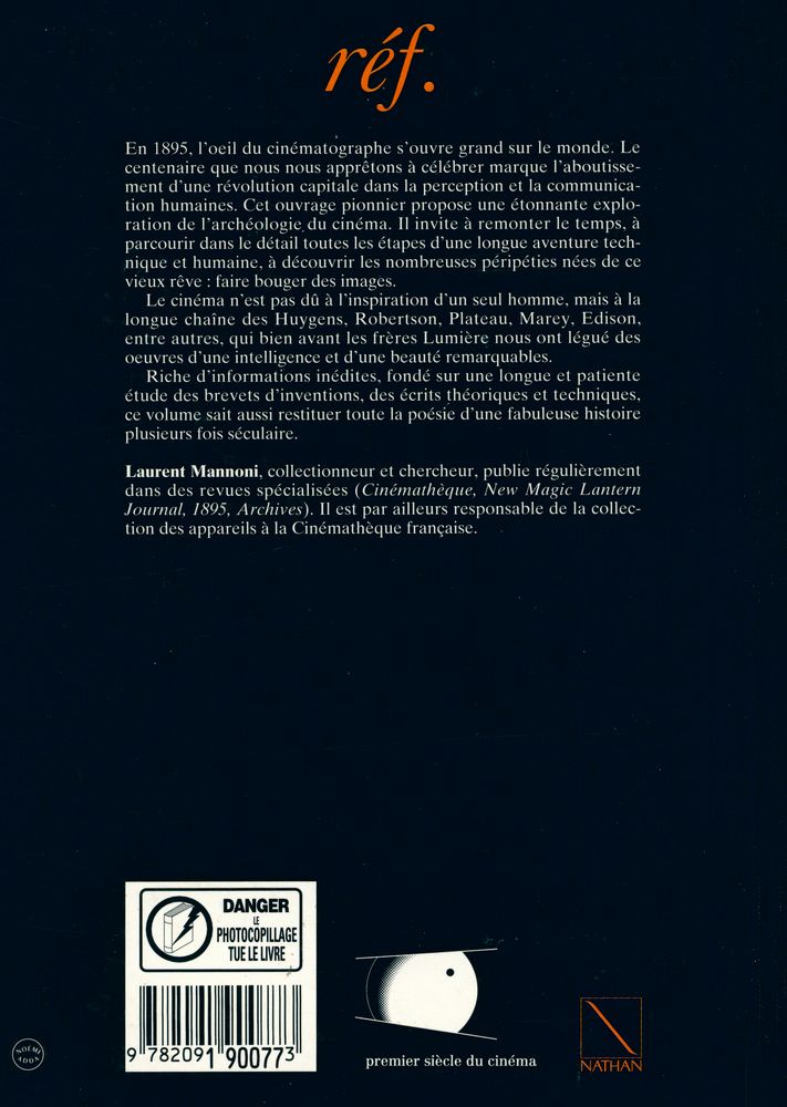 『Le grand art de la lumière et de l'ombre : archéologie du cinéma』 8