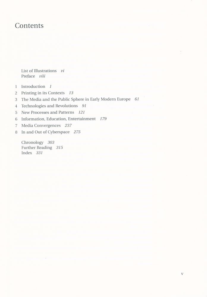 『A SOCIAL HISTORY OF THE MEDIA : From Gutenberg to the Internet』 2