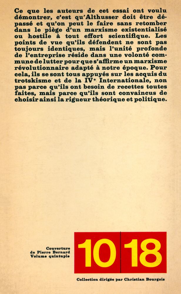 『Contre Althusser』 3