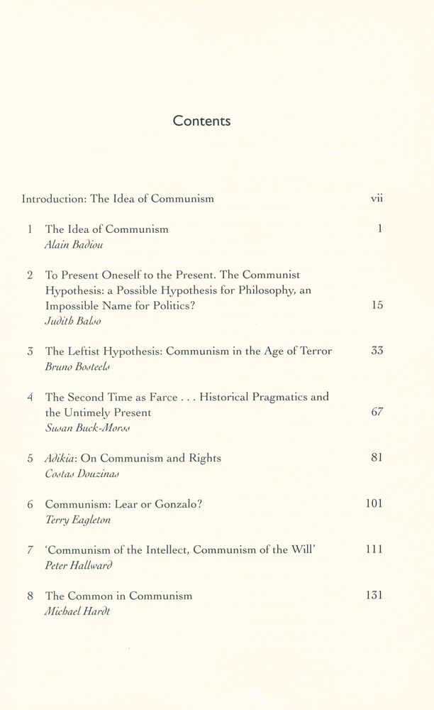 『THE IDEA OF COMMUNISM』 2