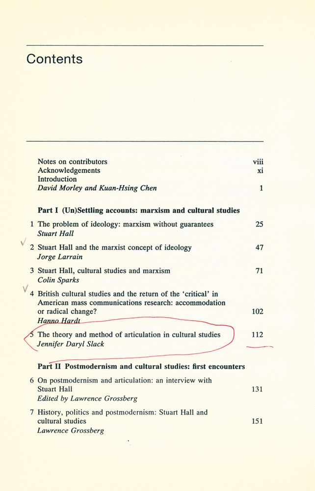 『Stuart Hall : Critical Dialogues in Cultural Studies』 2