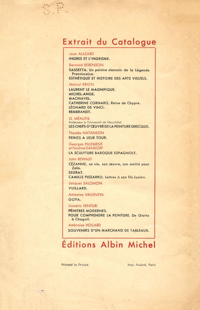 『POUR COMPRENDRE LA PEINTURE : de giotto à Chagall』 3