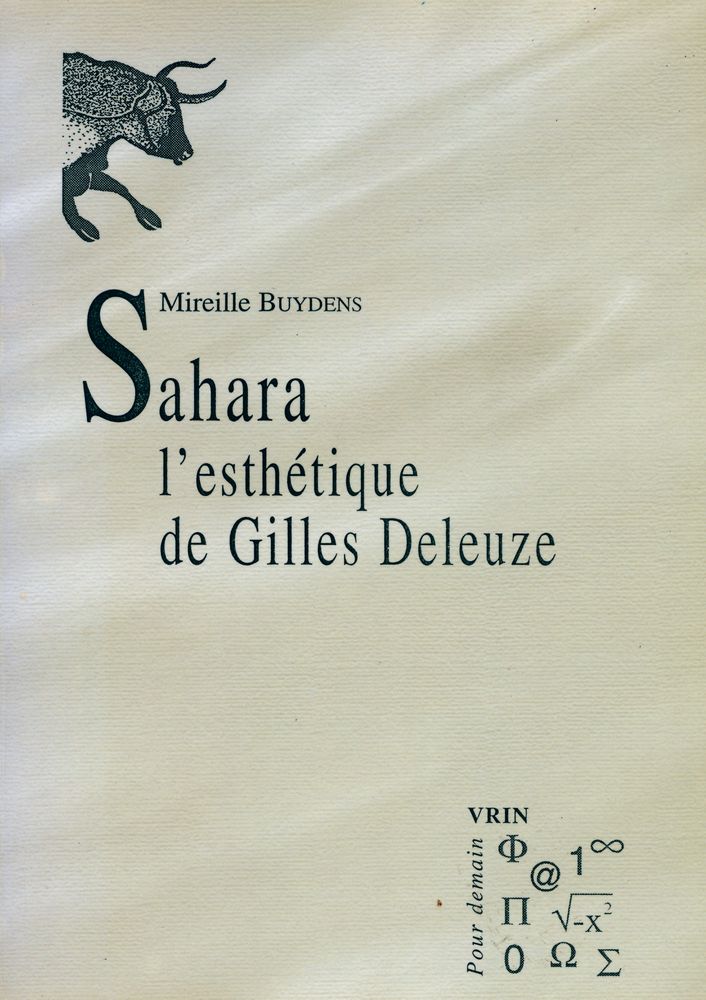 『Sahara : l'esthétique de Gilles Deleuze』 1