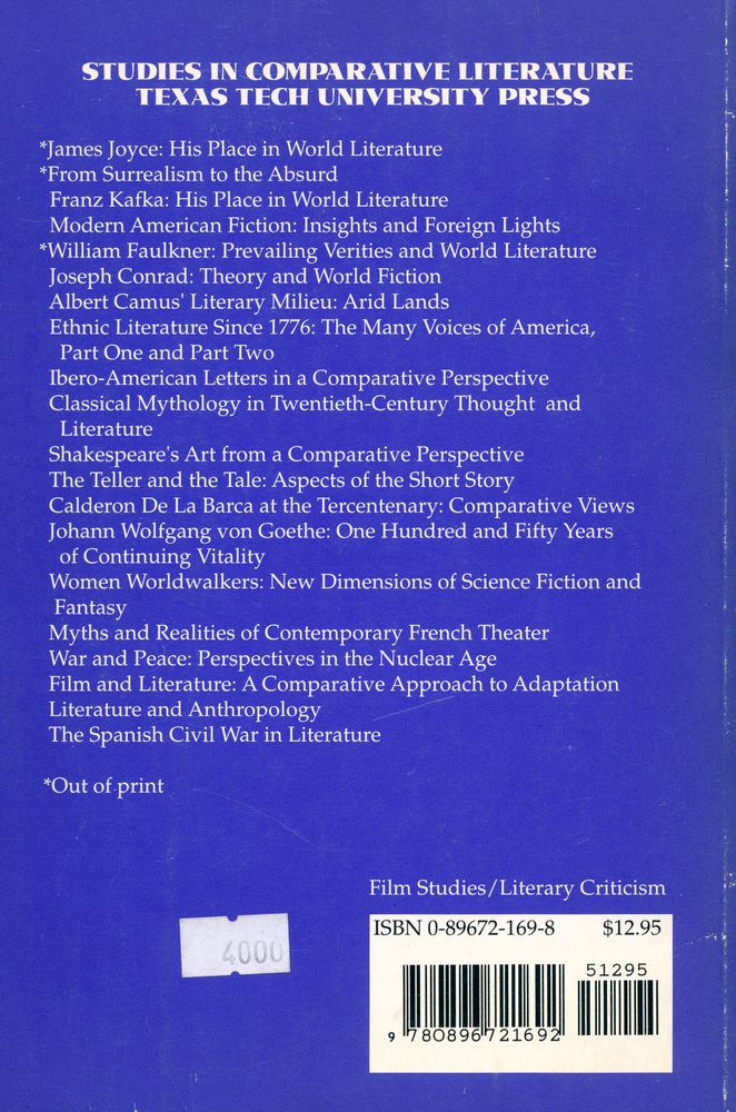 『Film and literature : a comparative approach to adaptation』 4