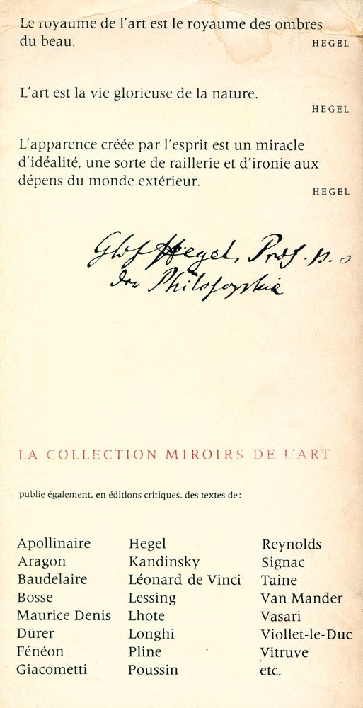 『Esthétique de la peinture figurative』 5