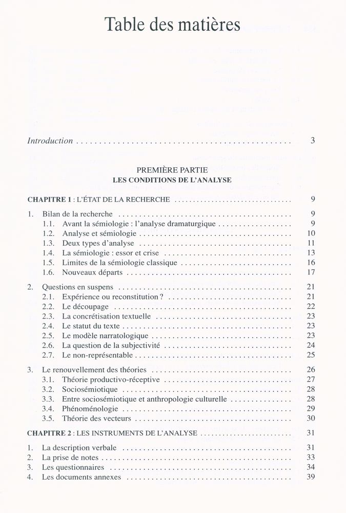 『L'Analyse des spectacles : théâtre, mime, danse, danse - théâtre, cinéma』 2