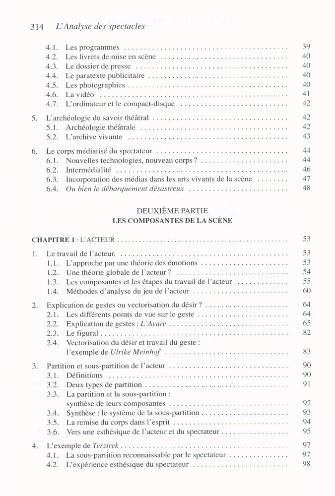 『L'Analyse des spectacles : théâtre, mime, danse, danse - théâtre, cinéma』 3