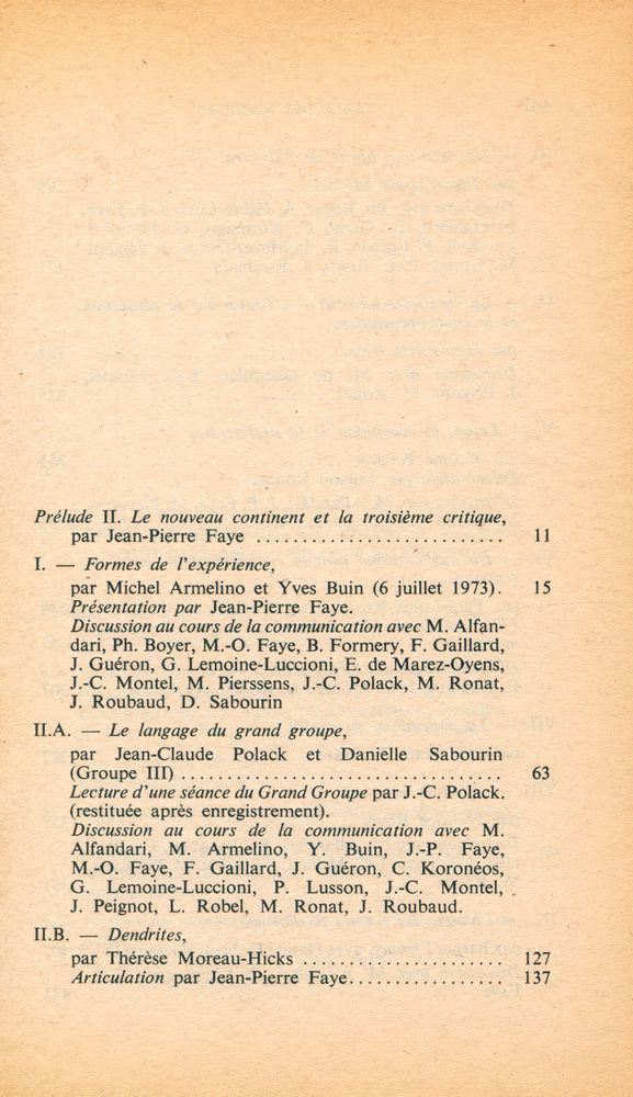 『Colloque de Cerisy 2 - Ⅱ. CHANGE MATÉRIEL : FOLIE, HISTOIRE, RÉCIT : Changement de Forme, Révolution, Langage』 2