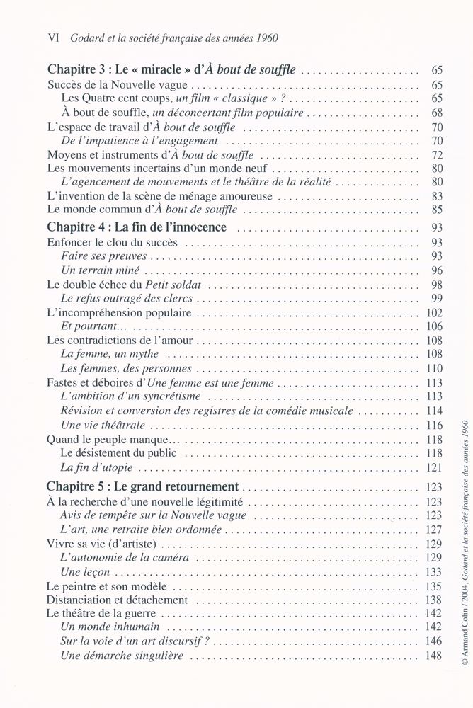 『Godard et la société française des années 1960』 3