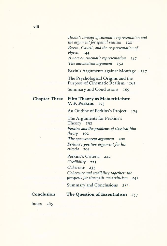『PHILOSOPHICAL PROBLEMS OF CLASSICAL FILM THEORY』 3