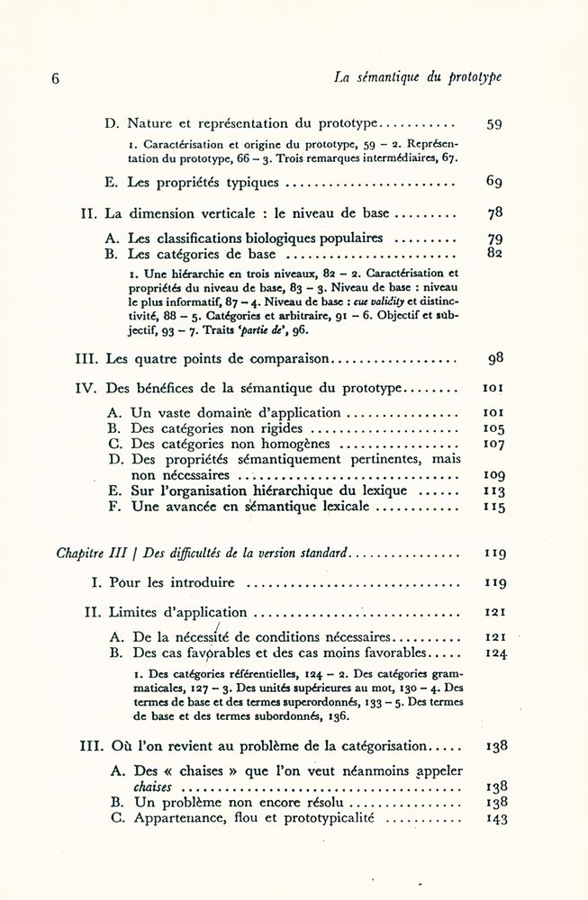 『Linguistique nouvelle
 - La sémantique du prototype : Catégories et sens lexical』 3