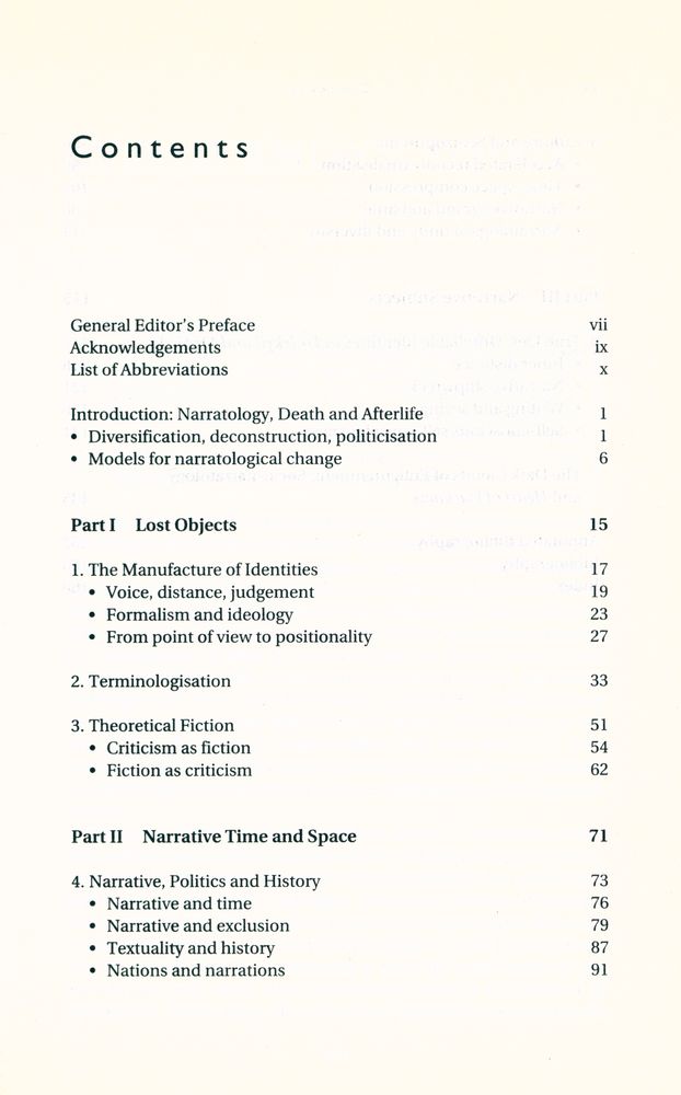 『Postmodern Narrative Theory』 2