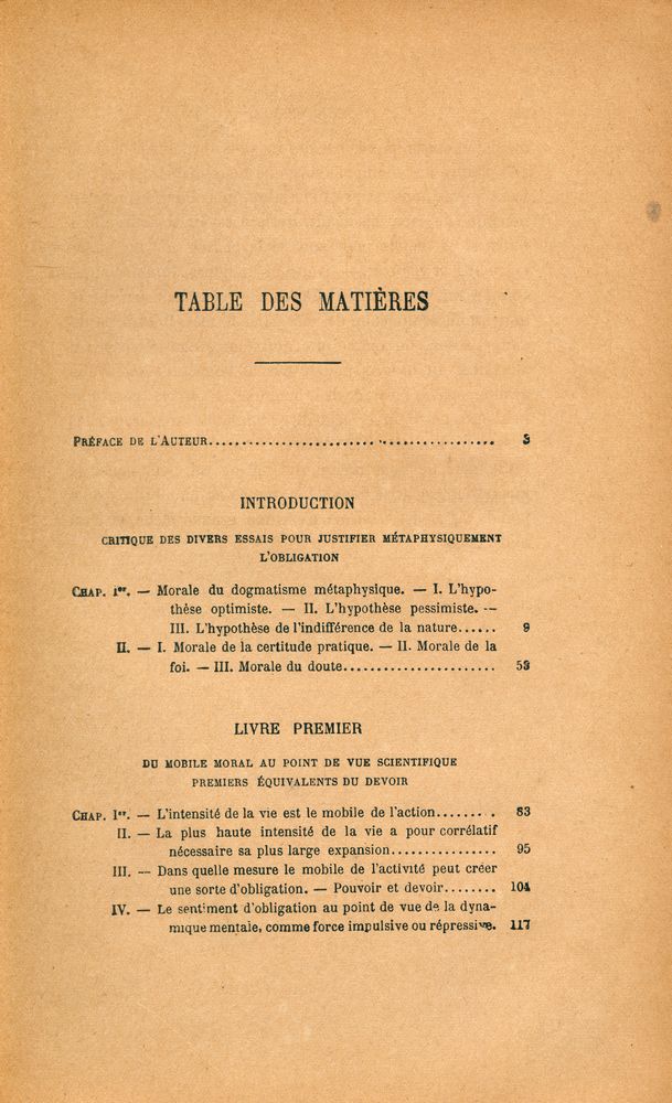 『ESQUISSE D'UNE MORALE SANS OBLIGATION NI SANCTION』 2