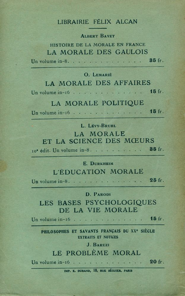 『ESQUISSE D'UNE MORALE SANS OBLIGATION NI SANCTION』 4