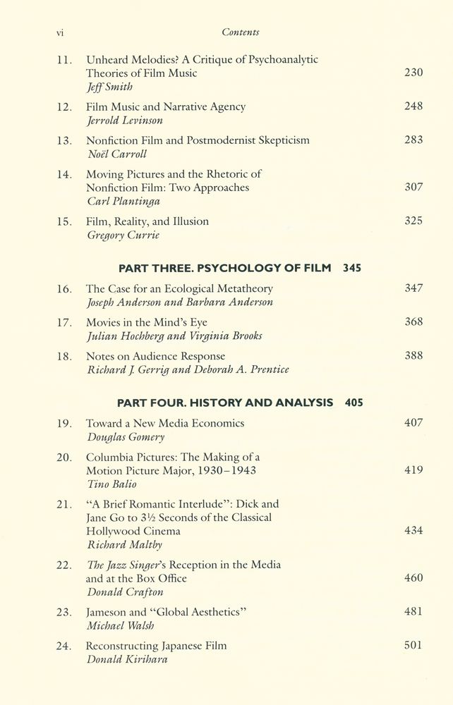 『Post - theory : reconstructing film studies』 3