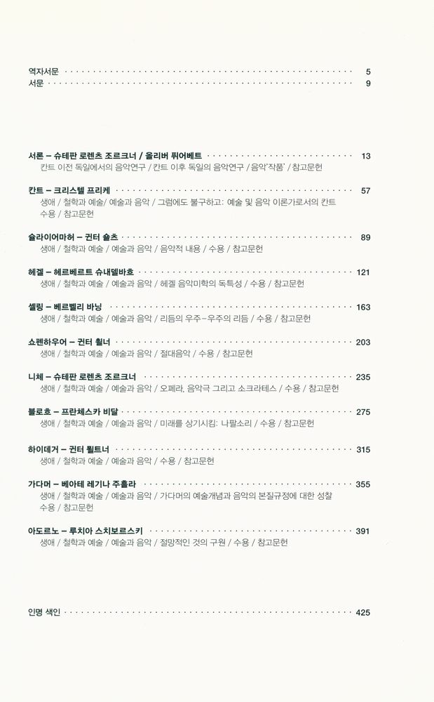 『아난케 인문·예술 총서 1 - 독일음악미학』 2