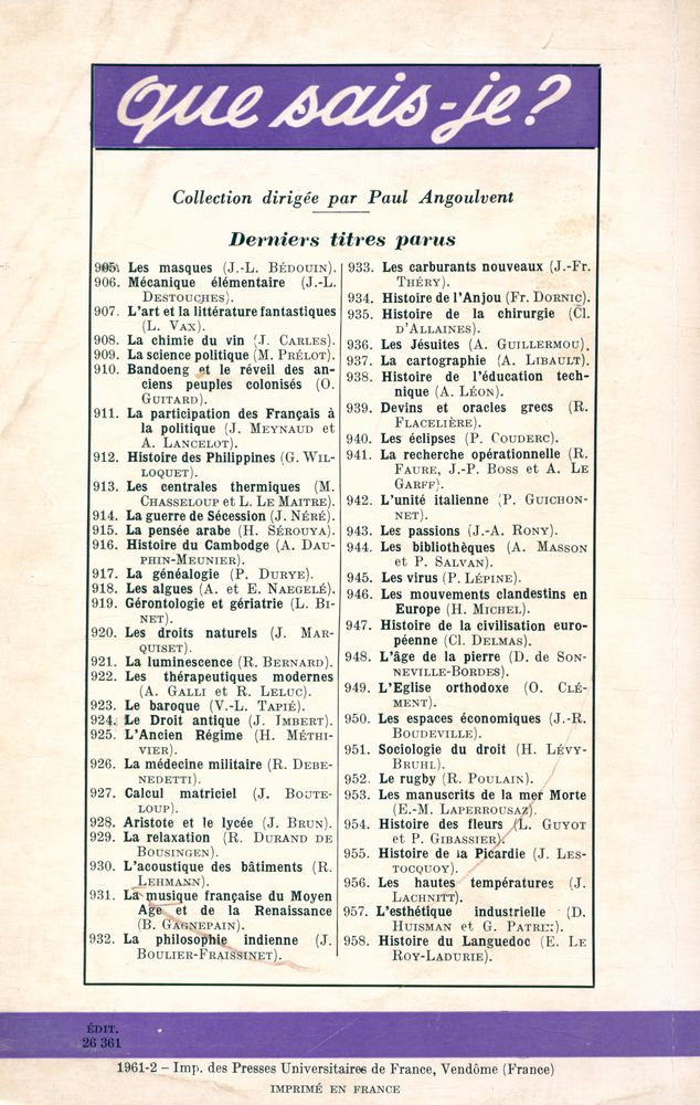 『LA MUSIQUE ÉTRANGÈRE CONTEMPORAINE』 3