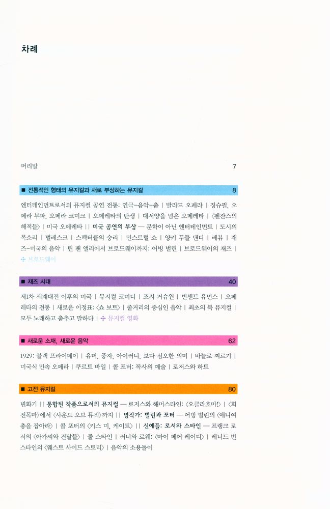 『즐거운 지식여행 004_MUSICALS - 뮤지컬 : 한눈에 보는 흥미로운 뮤지컬의 세계』 2