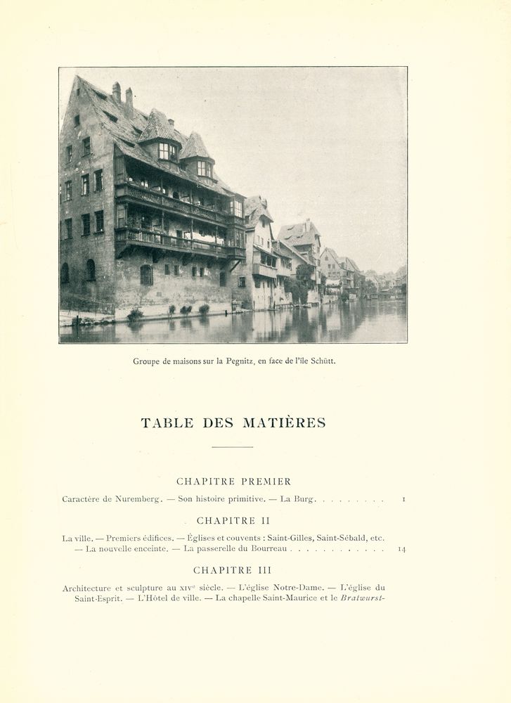 『Les Villes d'Art célèbres : NUREMBERG』 2