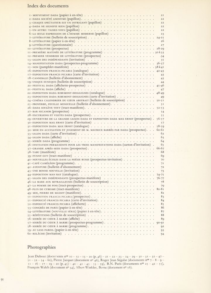 『DOCUMENTS DADA』 2
